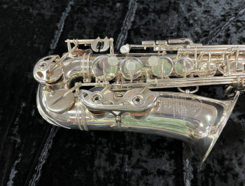 Photo MINT Original Silver Selmer Paris Mark VI Alto Saxophone - Serial # 71064